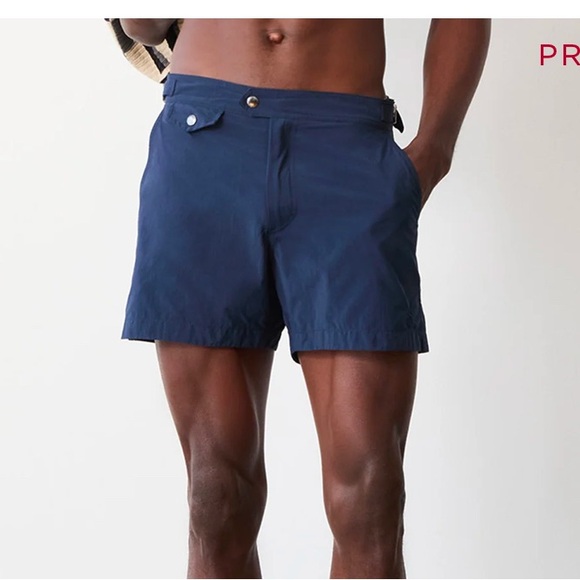 Todd Snyder Riviera swim shorts, size 28.  Never worn, too small for me. - Picture 2 of 3